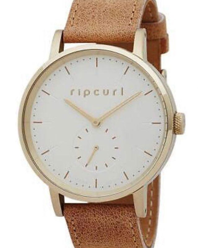 Rip curl Circa watch gold leather